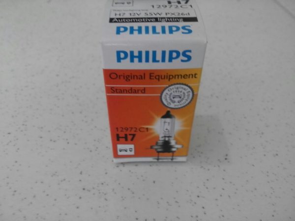 LÂMPADA H7 PHILIPS 55W 12 VOLTS
