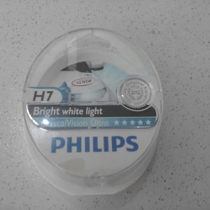 KIT 2 LÂMPADAS H7-55W SUPER BRANCA 4300K+ 2X W5W PHILIPS